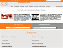 Tablet Screenshot of iclg.com